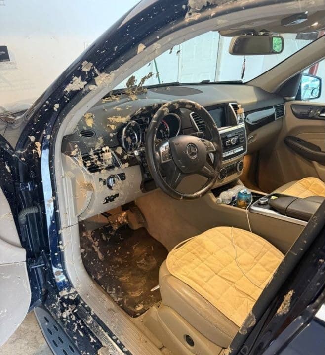 Mercedes-Benz ML before detailing